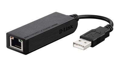 USB 2.0 Fast Ethernet Adapter , SB-Type B Upstream Port f?r Verbindung an PC, Noteboo