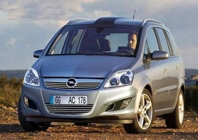 OPEL ZAFIRA B - Chrom Zierleisten Set für Kühlergrill