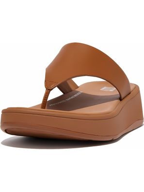 FitFlop Damen Flip Flops F-Mode Leather Flatform Toe-Post Sandals FW4