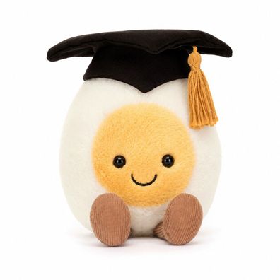 Jellycat Amuseables Boiled Egg Graduation Kuscheltier Ei
