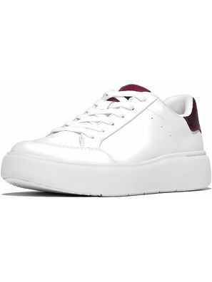 FitFlop Damen Sneaker Rtg Sequin-Backtab Leather Sneakers E4S