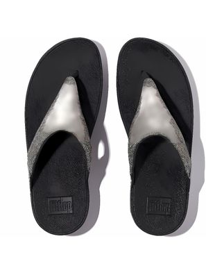 FitFlop Damen Flip Flops Lulu Shimmerlux Toe-Post Sandals FZ7