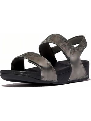 FitFlop Damen Sandalen Lulu Adjustable Shimmerlux Back-Strap Sandals GA2