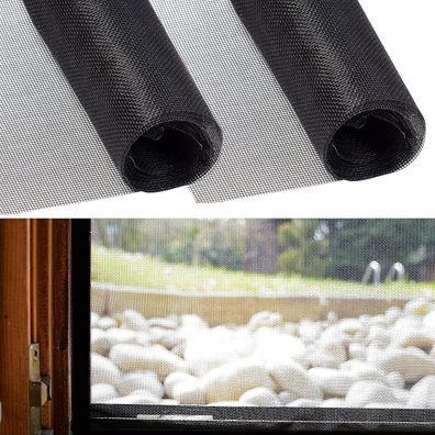 NEU 2er Set Fliegengitter Fiberglas Meterware für Schutz Insekten Mücke Wespe