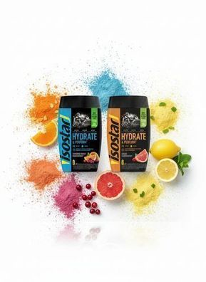 Isostar Hydrate & Perform isotonisches Elektrolytgetränk 400g Dose