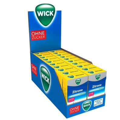WICK Zitrone + Menthol ohne Zucker 20 × 46 g (920 g)
