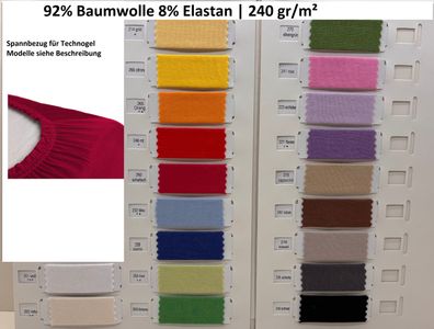 Kissenbezug Technogel 66 x 40 cm Modelle siehe Beschreibung Spannbezug 240 gr/m²
