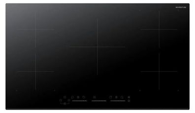 Inventum IKI9035, Schwarz, Integriert, 90 cm, Zonen-Induktionskochfeld, 5 Zone(n