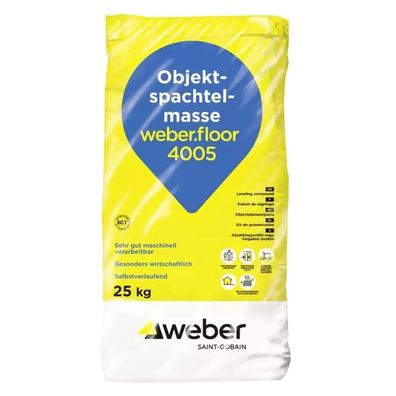 weber. floor 4005 Bodenausgleichsmasse Ausgleichsmasse selbsverlaufend Innen 25kg