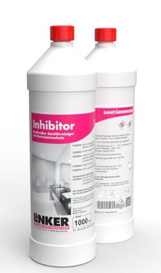 Linker Chemie Inhibitor Sanitär Bad Reiniger Salzsäurefrei Kalkblocker 1 L