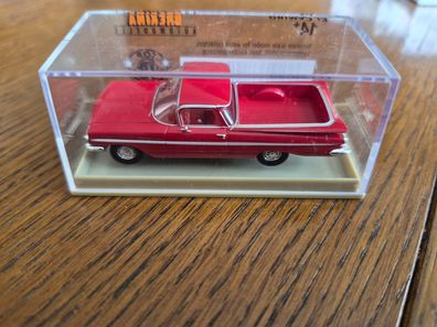 Brekina H0 Chevrolet El Camino 1959 rot 1:87 US Klassiker Sammlermodell OVP