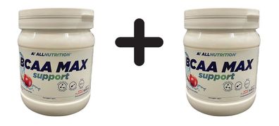 2 x Allnutrition BCAA Max Support, Apple - 500g