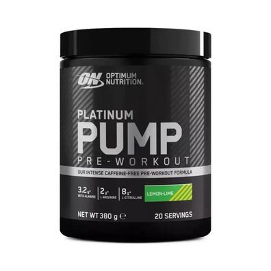 Optimum Nutrition Platinum Pump Pre-Workout (20 Serv) Lemon-Lime