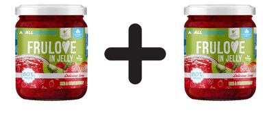 2 x Allnutrition Frulove In Jelly, Kiwi & Strawberry - 500g