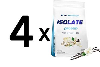 4 x Allnutrition Isolate Protein, Vanilla - 2000g