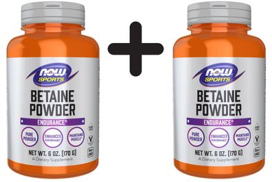 2 x NOW Foods Betaine Powder - 170g