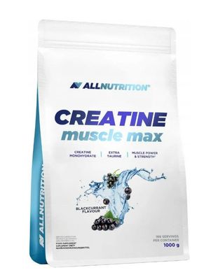 Creatine Muscle Max, Blackcurrant - 1000g