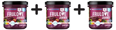3 x Allnutrition Frulove Jammix, Forest Fruits - 300g