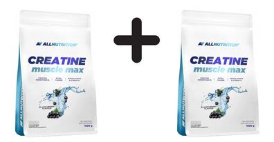 2 x Allnutrition Creatine Muscle Max, Blackcurrant - 1000g