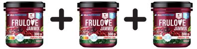 3 x Allnutrition Frulove Jammix, Cherry - 300g