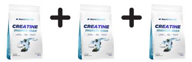 3 x Allnutrition Creatine Muscle Max, Blackcurrant - 1000g