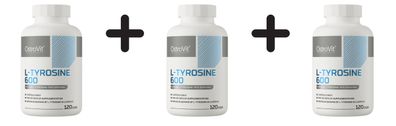 3 x OstroVit L-Tyrosine, 600mg - 120 caps
