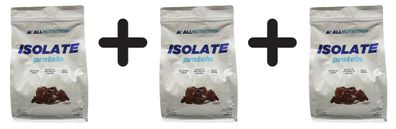 3 x Allnutrition Isolate Protein, Chocolate - 2000g