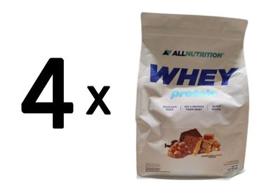 4 x Allnutrition Whey Protein, Chocolate Caramel - 2270g