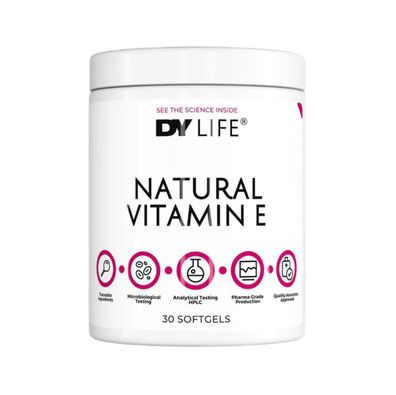 DY LIFE Natural Vitamin E - 30 softgels