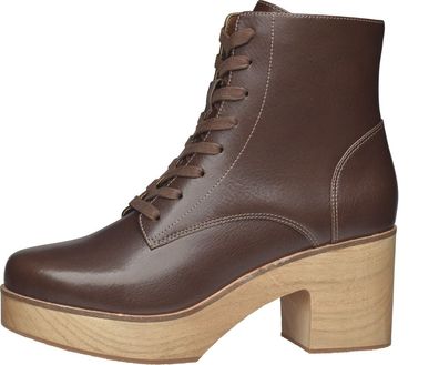 Sanita Damen Stiefel Wood-Colo Plateau Boot 471320