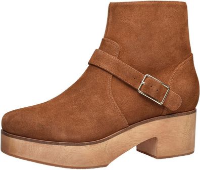 Sanita Damen Stiefel Wood-Celi Plateau Boot 471180