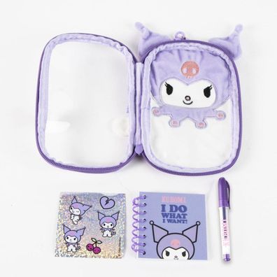 Hello Kitty Kuromi Plüsch Schreibwaren Set für Schule und Freizeit