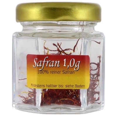 Premium Safran aus dem Atlasgebirge in Marokko 1,0g Kategorie 1 ISO 3632