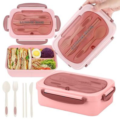 Lunchbox mit Fächern für Besteck