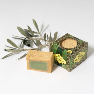 Aleppo Seife aus Olivenöl – ca. 190g pure Handgemachte Naturpflege für Haut & Haar