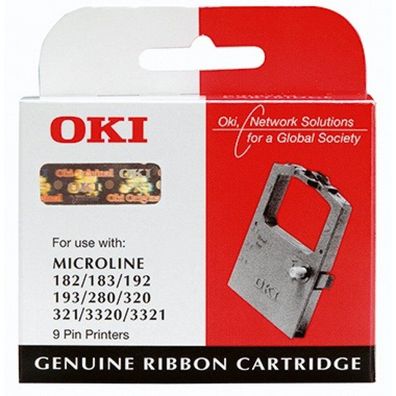 OKI Farbband Schwarz 09002303
