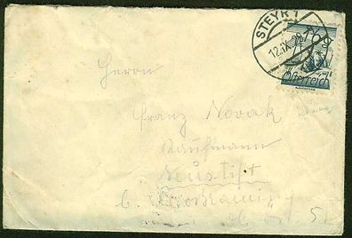 Österreich 1925 Nr 457 BRIEF EF X2A229A