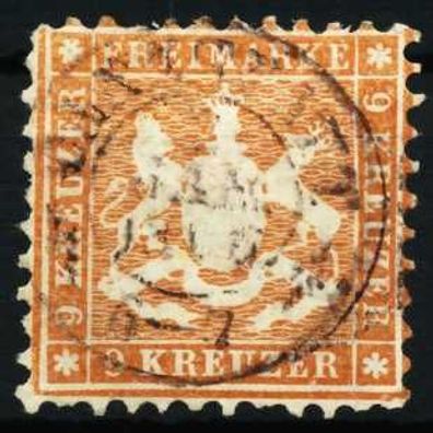Württemberg Ausgabe VON 1863 Nr 28b gestempelt X4DF83A