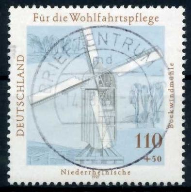 BRD 1997 Nr 1950 zentrisch gestempelt X6B12BE