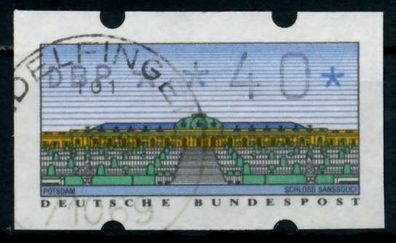 BRD ATM 1993 Nr 2-1.1-0040 gestempelt X97458E