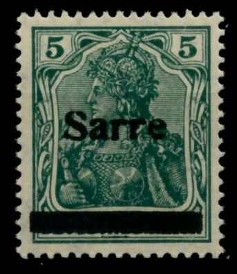 Saargebiet Germania Nr 4bII postfrisch gepr. X6ACD4E