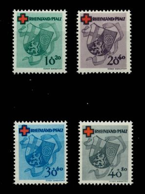 FRANZ. ZONE RL-PFALZ Nr 42A-45A postfrisch X6B976A
