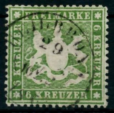Württemberg Ausgabe VON 1860 61 Nr 18y zentrisch gestempelt X6BBBA6