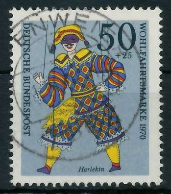 BRD 1970 Nr 653 gestempelt X832EAE