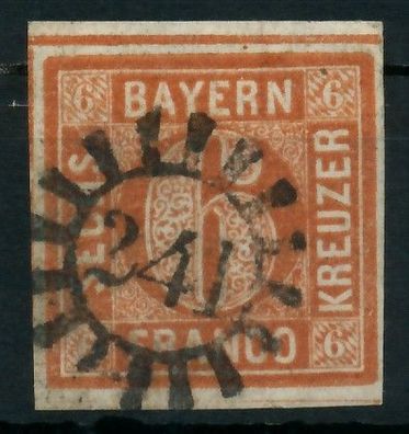 BAYERN Mühlradstempel AUF Nr 4II gMR 241 ZENTR- X880136