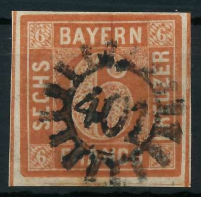 BAYERN Mühlradstempel AUF Nr 4II gMR 401 ZENTR- X884386