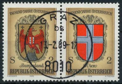 Österreich 1976 Nr 1522 30 WZdf zentrisch gestempelt WAAGR P X255B42