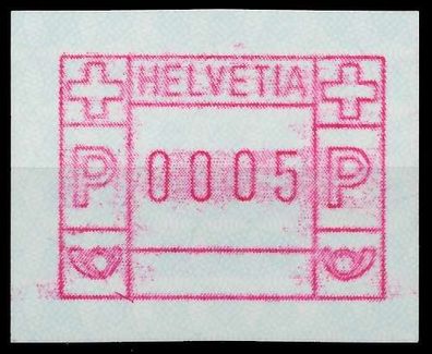 Schweiz Automatenmarken A3 Nr 3yavI 0005 postfrisch X67963A