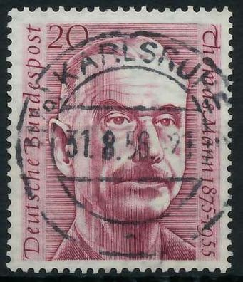 BRD BUND 1956 Nr 237 zentrisch gestempelt X69B932