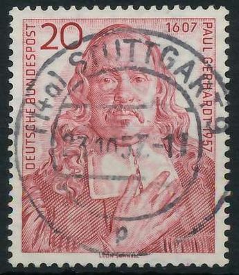 BRD BUND 1957 Nr 253 zentrisch gestempelt X69B962